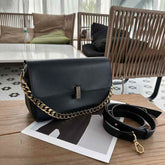 حقيبة كتف نسائية عملية صغيرة الحجم باللون الاسود - KSA